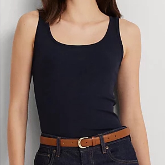 Lauren Ralph Lauren Cotton Blend Tank Top - Picture 6 of 8